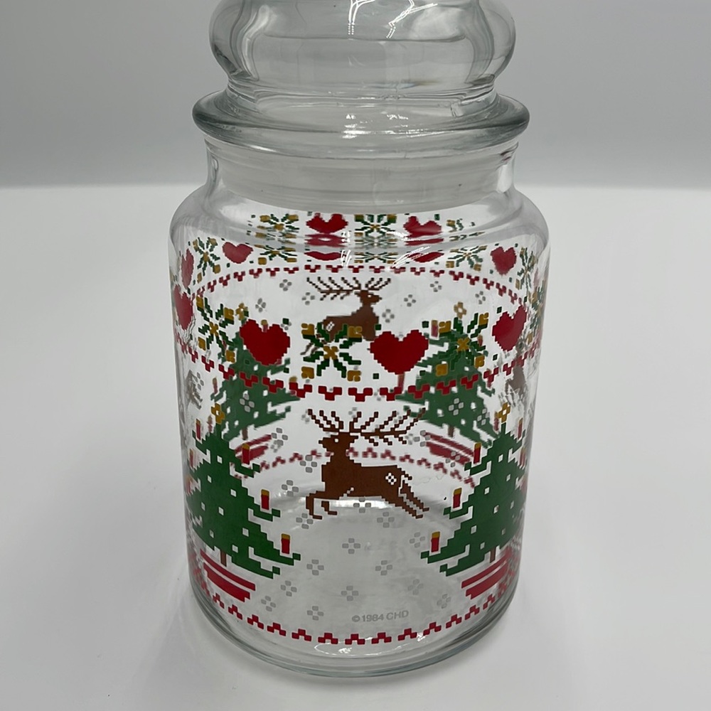 Vintage 1984 Christmas Jar